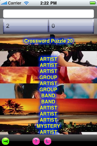 The 90s Music Crossword